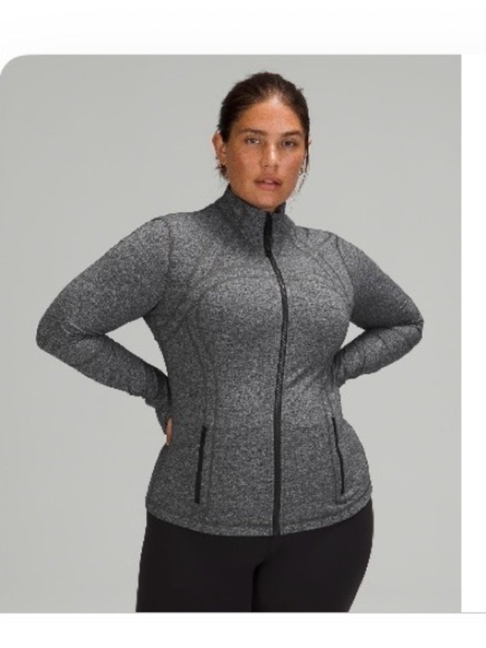 lululemon athletica Heather Gray Women’s Zip Jacket